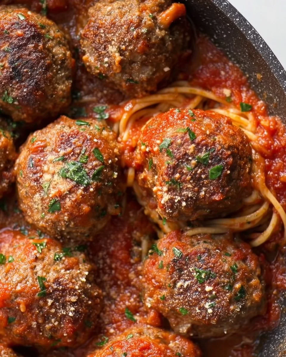 Baked Italian Meatballs