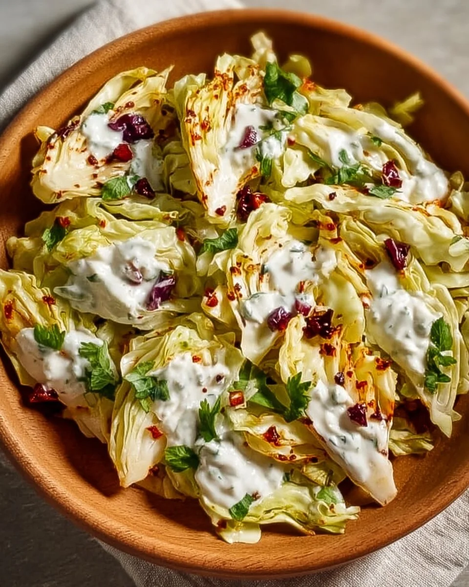 Best Cabbage Salad with Yogurt