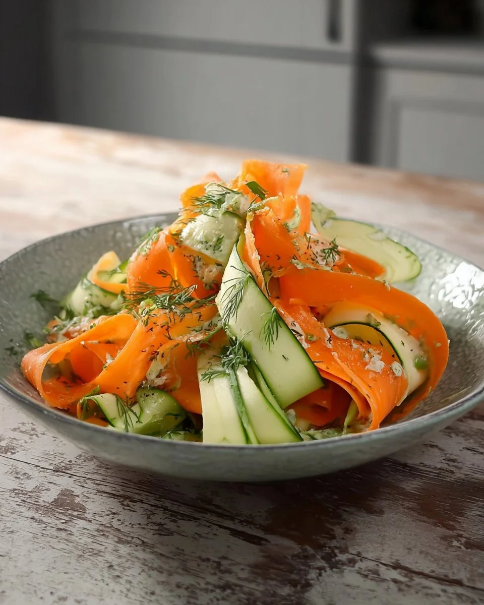 Carrot & Cucumber Ribbon Salad