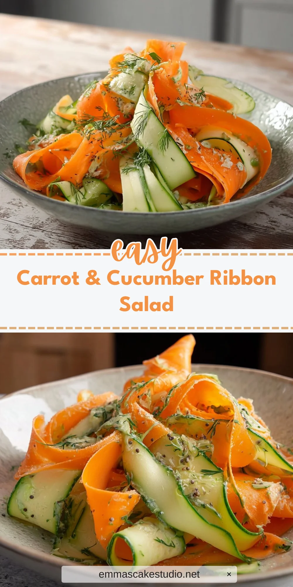 Carrot & Cucumber Ribbon Salad