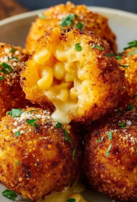 Delicious air fryer fried macaroni and cheese balls from Cheesecake Factory recipe