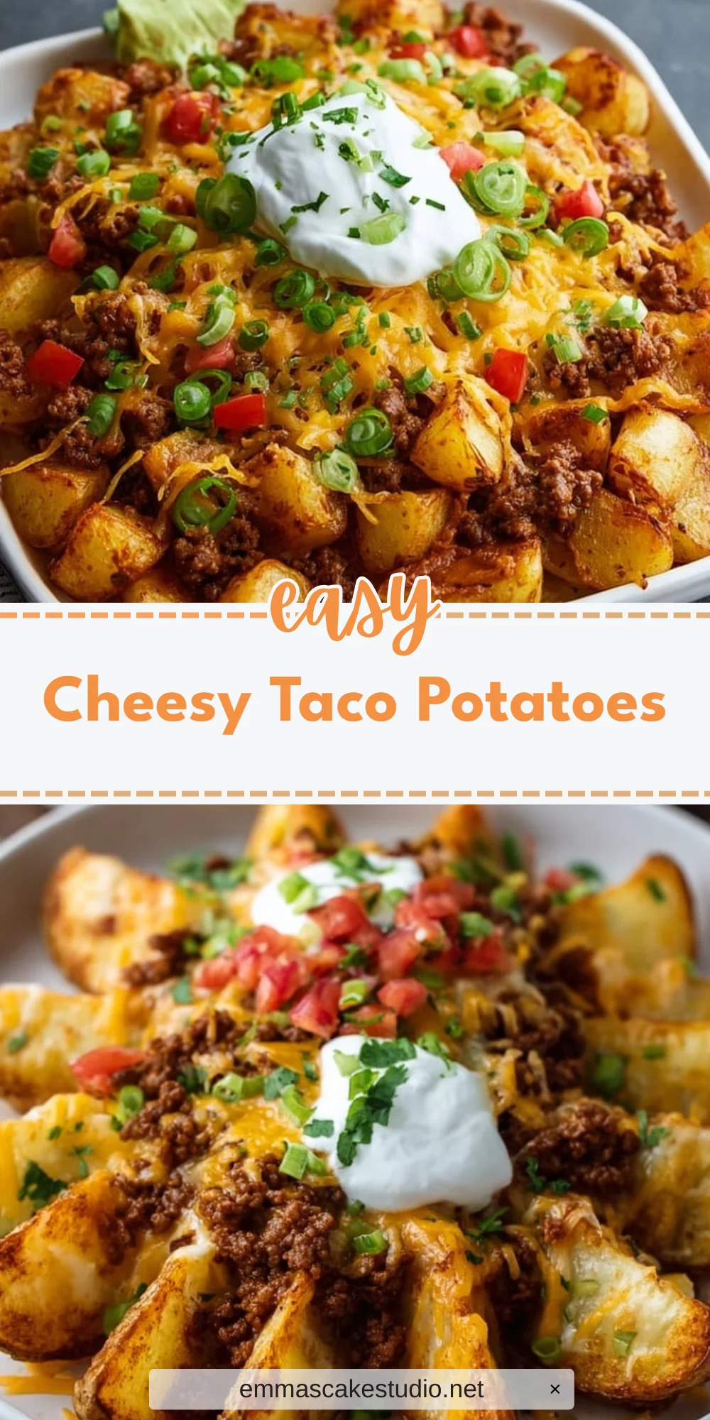 Cheesy Taco Potatoes