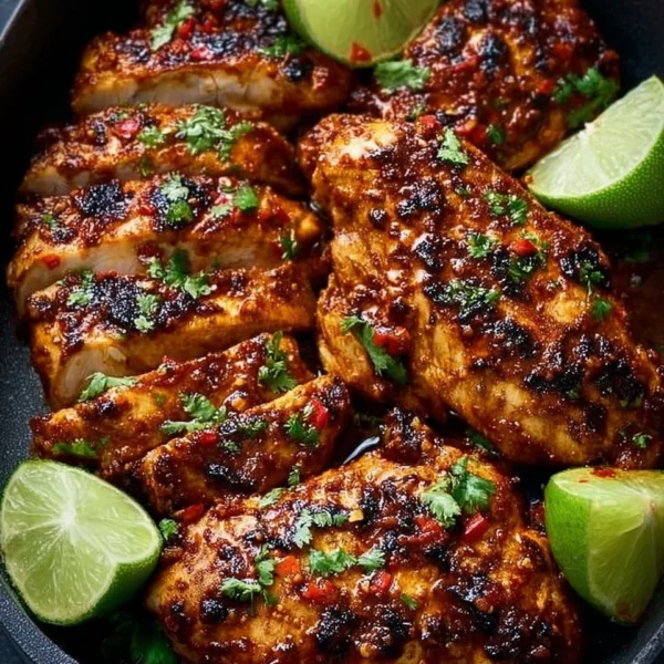 Grilled Chili Lime Chicken seasoned with fresh lime and spices