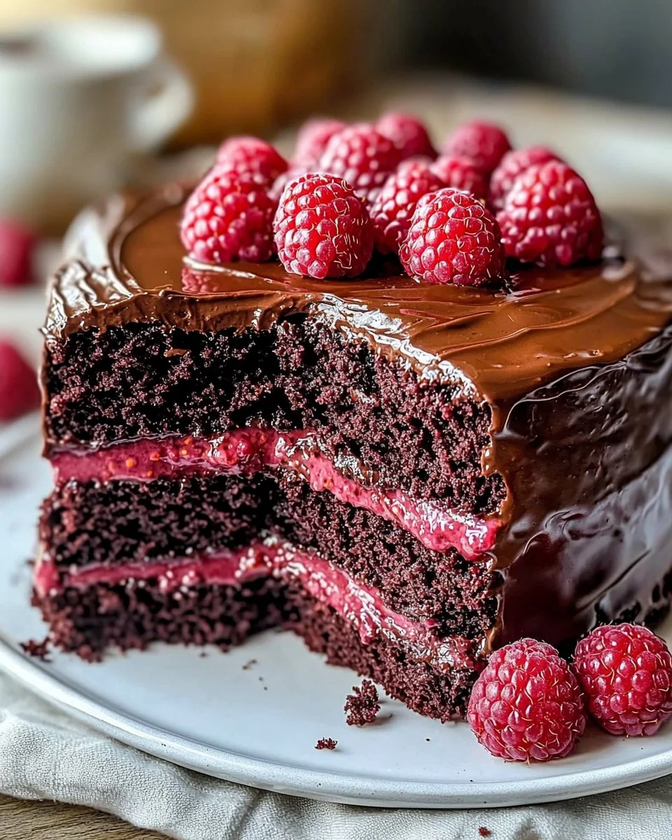 Chocolate Raspberry Cake