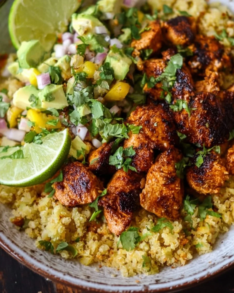 Cilantro Lime Chicken & Riced Cauliflower