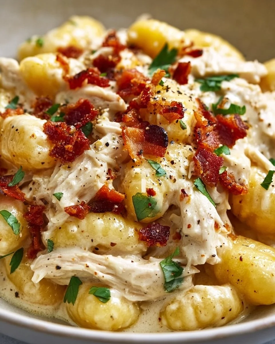 Creamy Crack Chicken Gnocchi