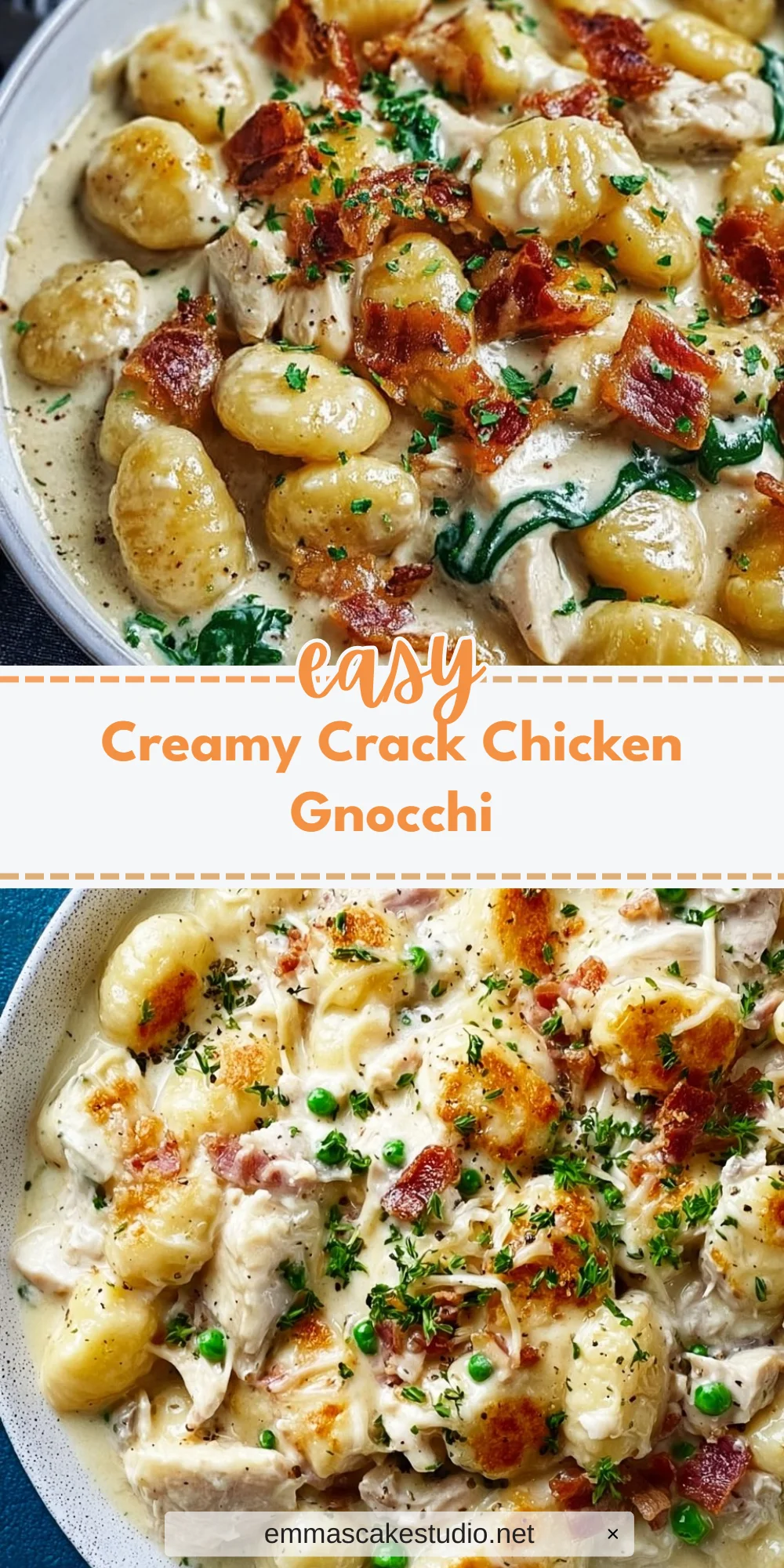 Creamy Crack Chicken Gnocchi