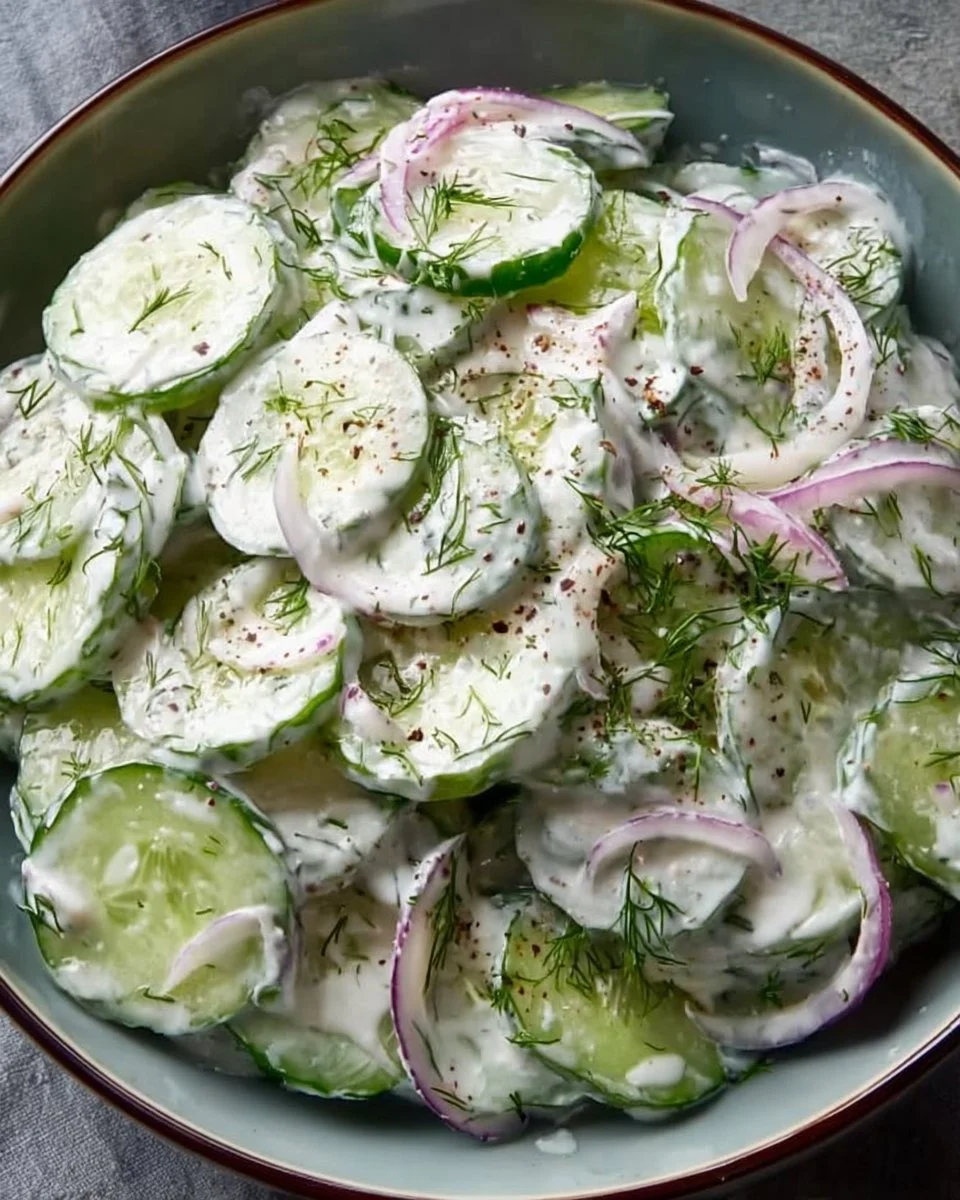 Creamy Cucumber Salad