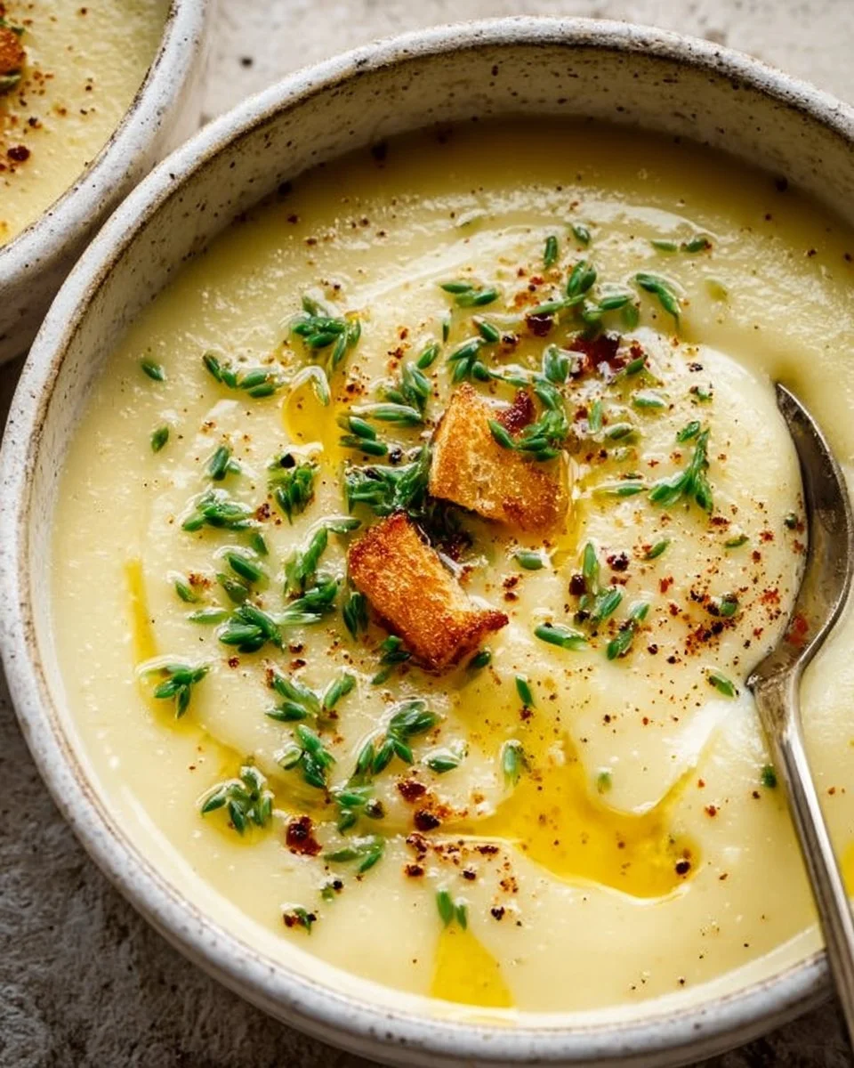 Creamy Potato Leek Soup