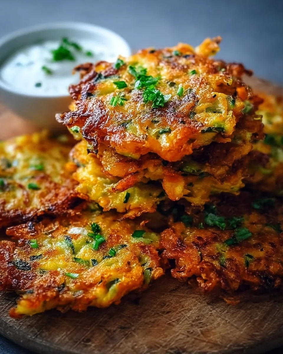 Crispy Vegetable Fritters Recipe
