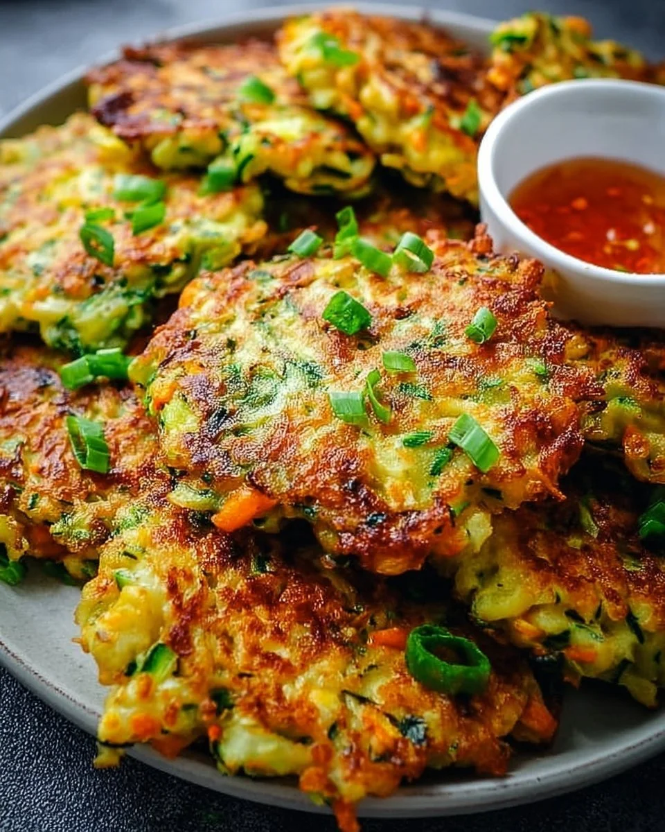 Crispy Vegetable Fritters Recipe