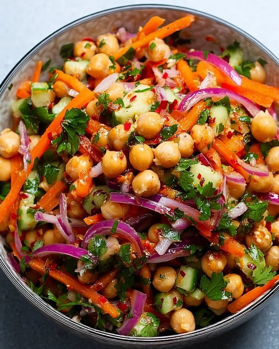 Crunchy Thai Chickpea Salad: A Quick and Delicious Delight
