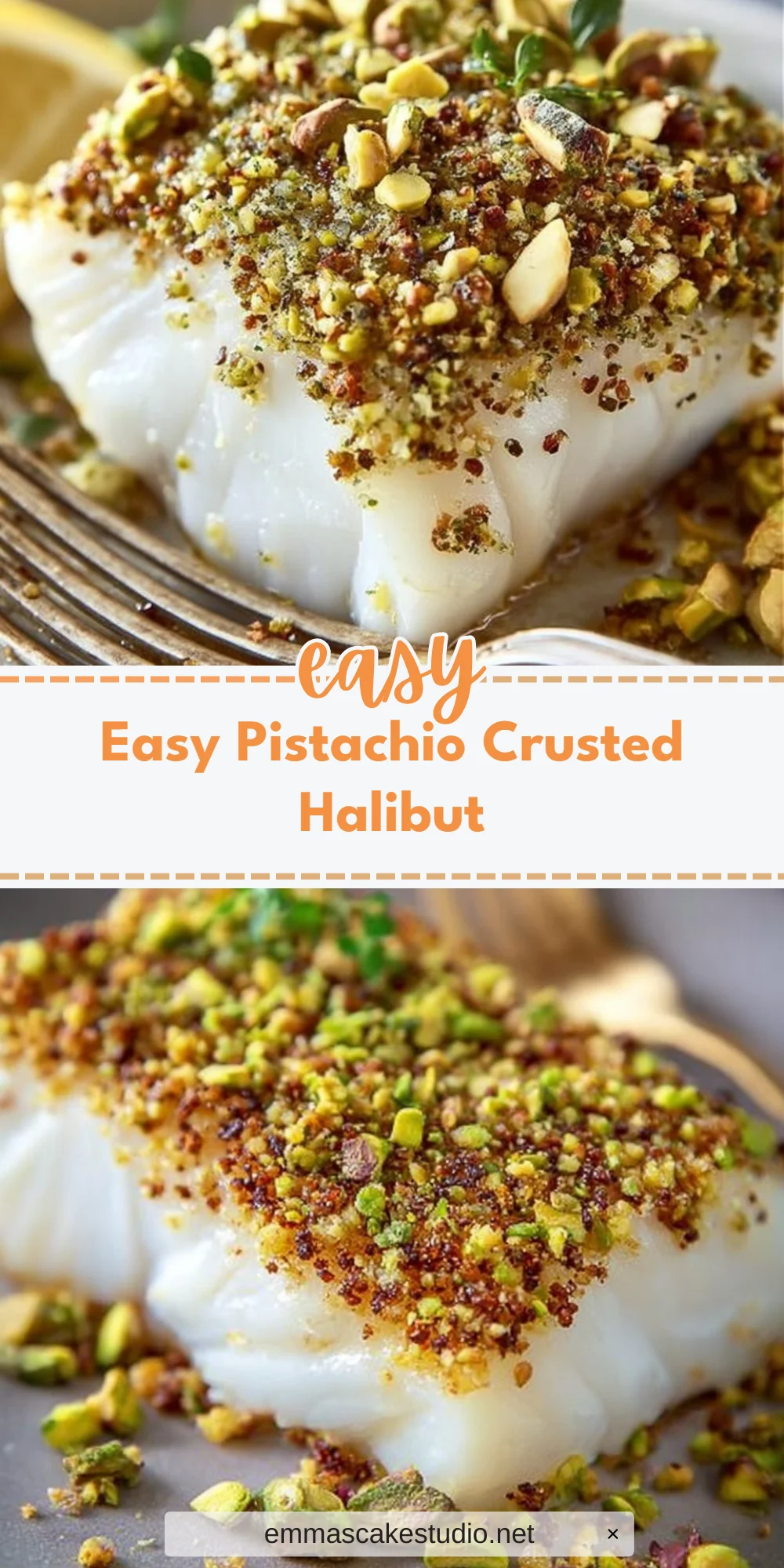 Easy Pistachio Crusted Halibut