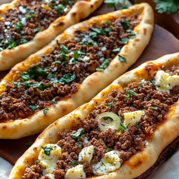 Delicious Fatayer pastries filled with savory ingredients