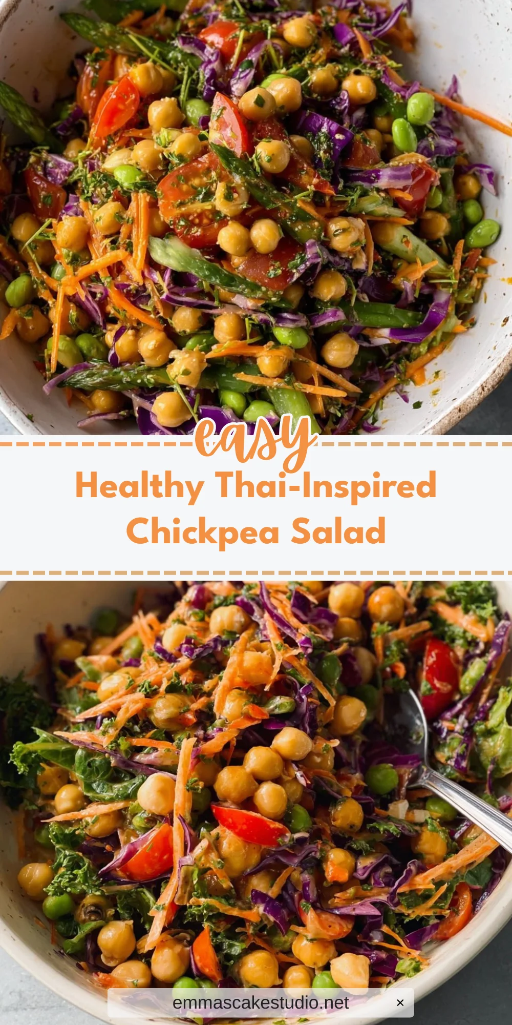 Healthy Thai-Inspired Chickpea Salad