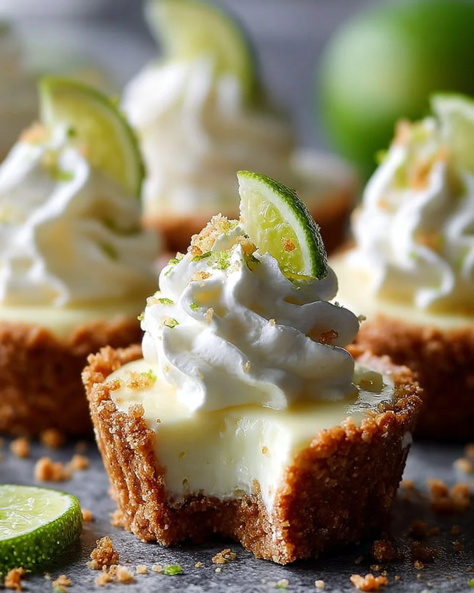 Heavenly No-Bake Mini Key Lime Pies