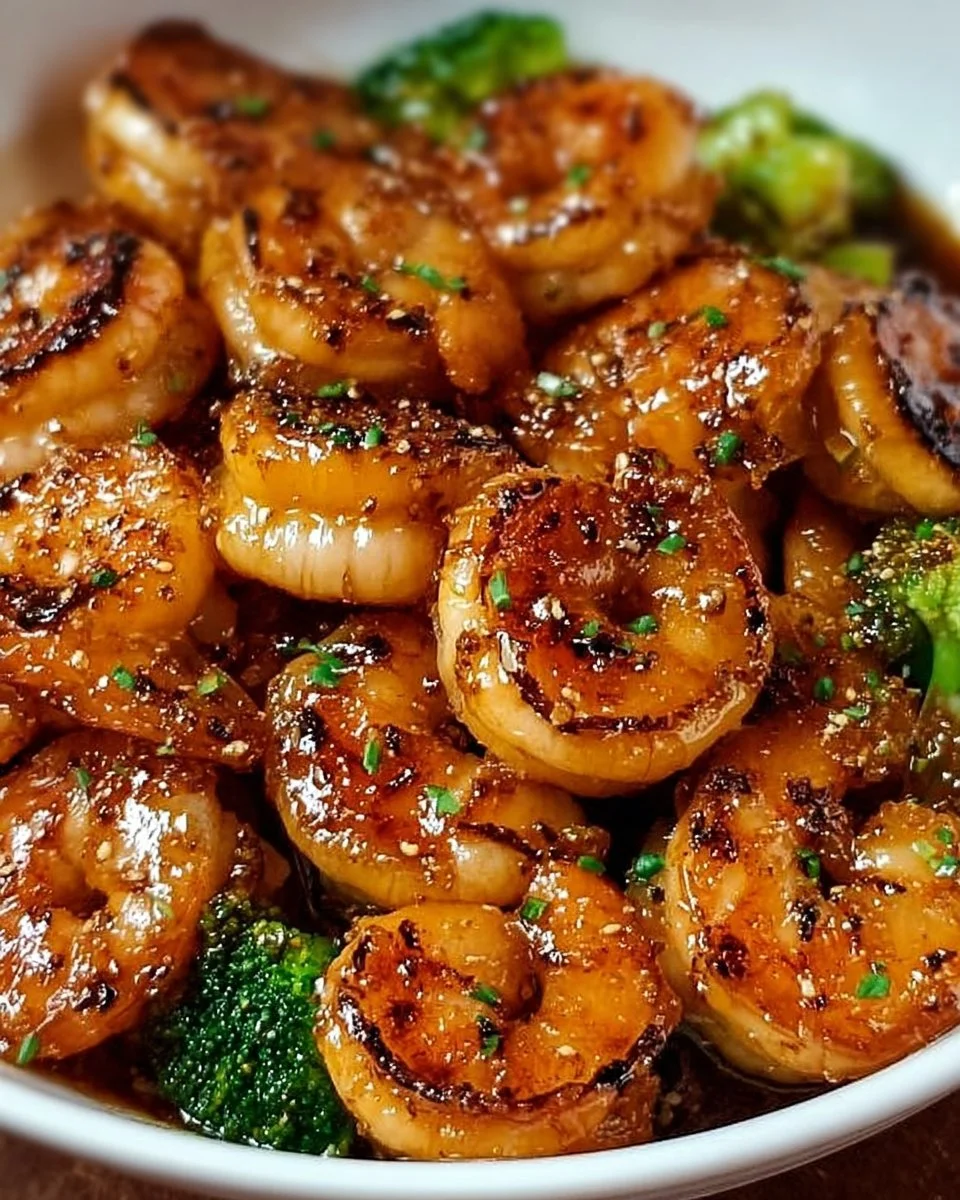 High-Protein Honey Garlic Shrimp