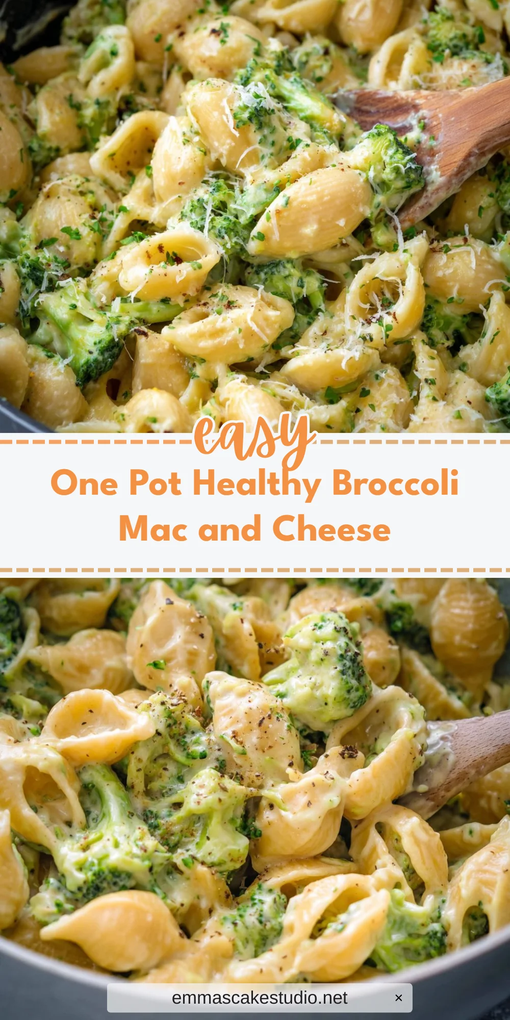One Pot Healthy Broccoli Mac and Cheese