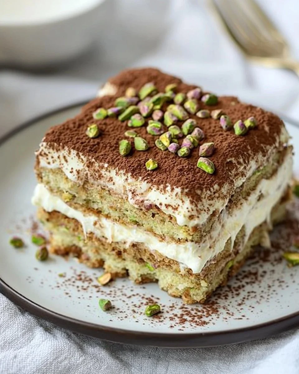Pistachio Tiramisu