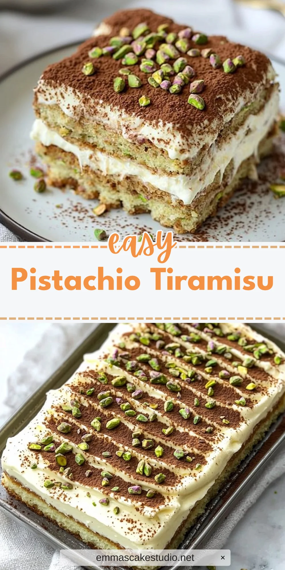 Pistachio Tiramisu