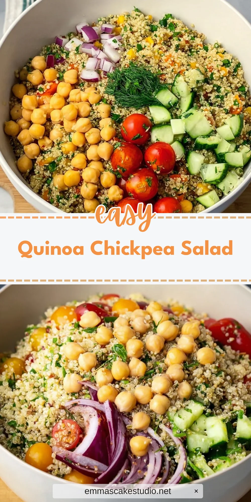 Quinoa Chickpea Salad