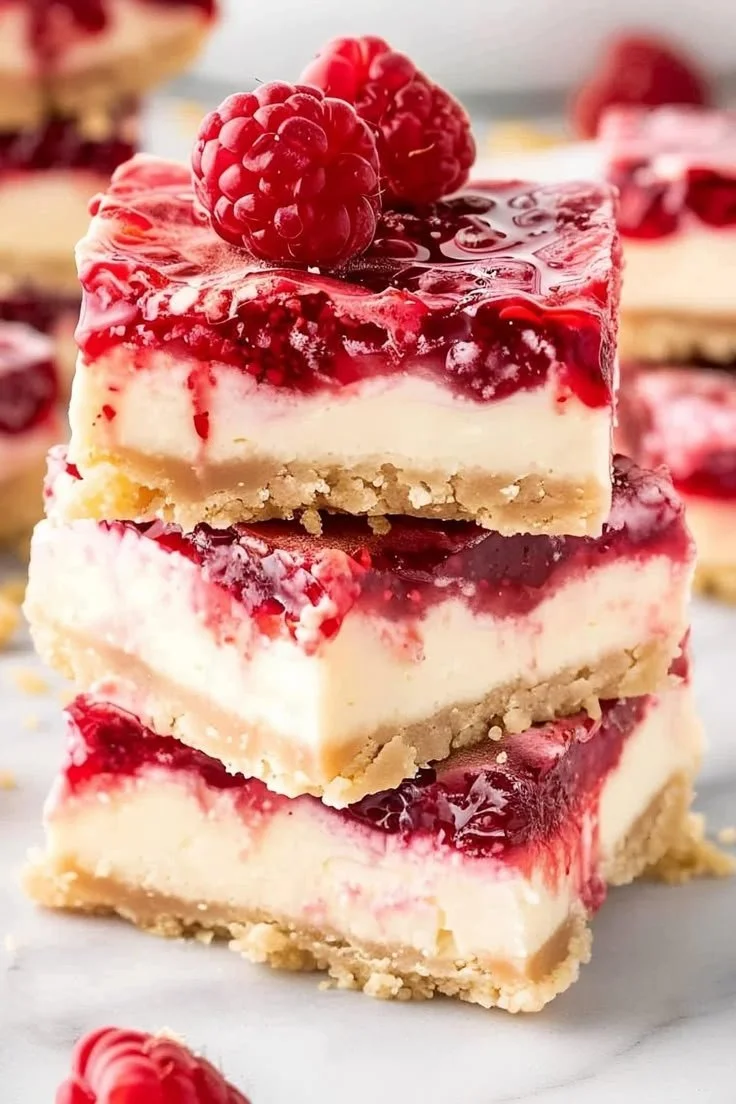 Raspberry Cheesecake Bars