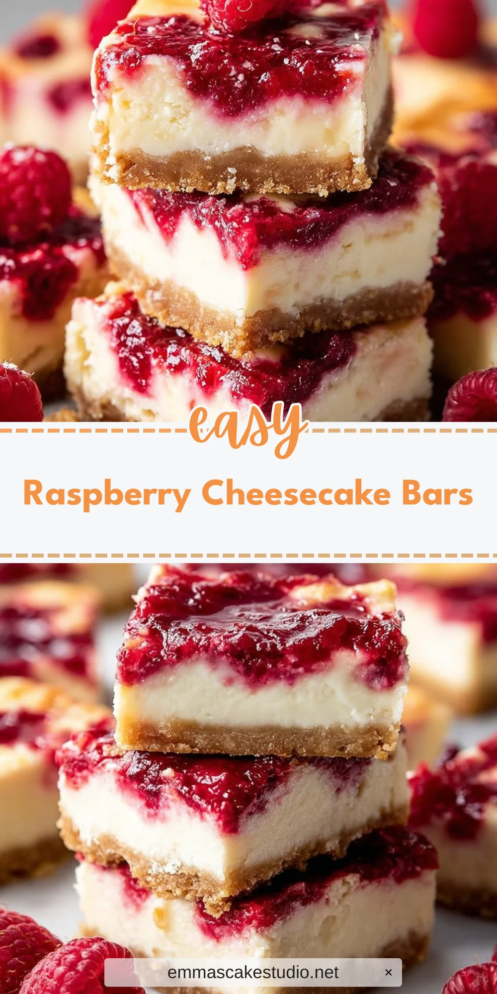 Raspberry Cheesecake Bars