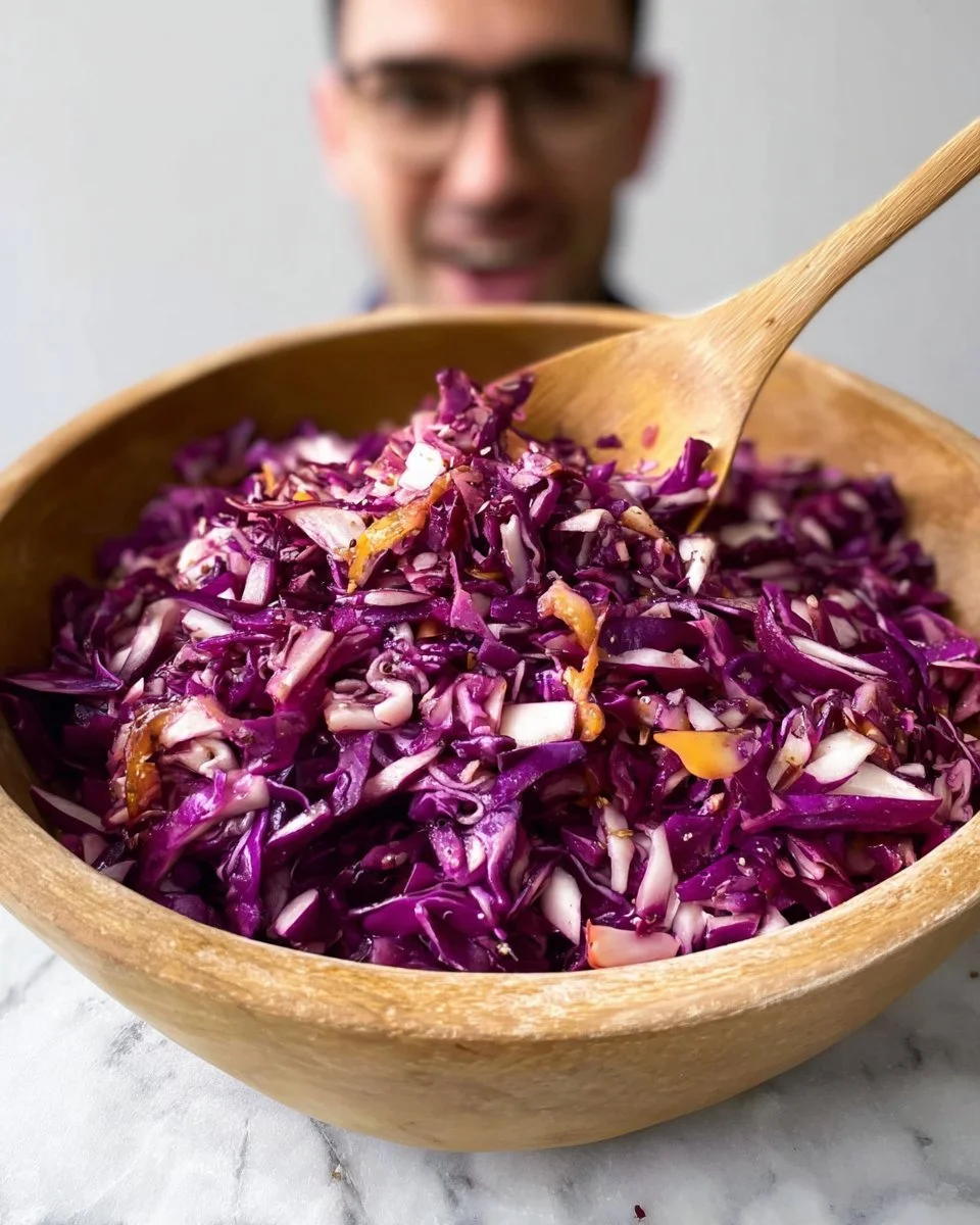 Red Cabbage Slaw