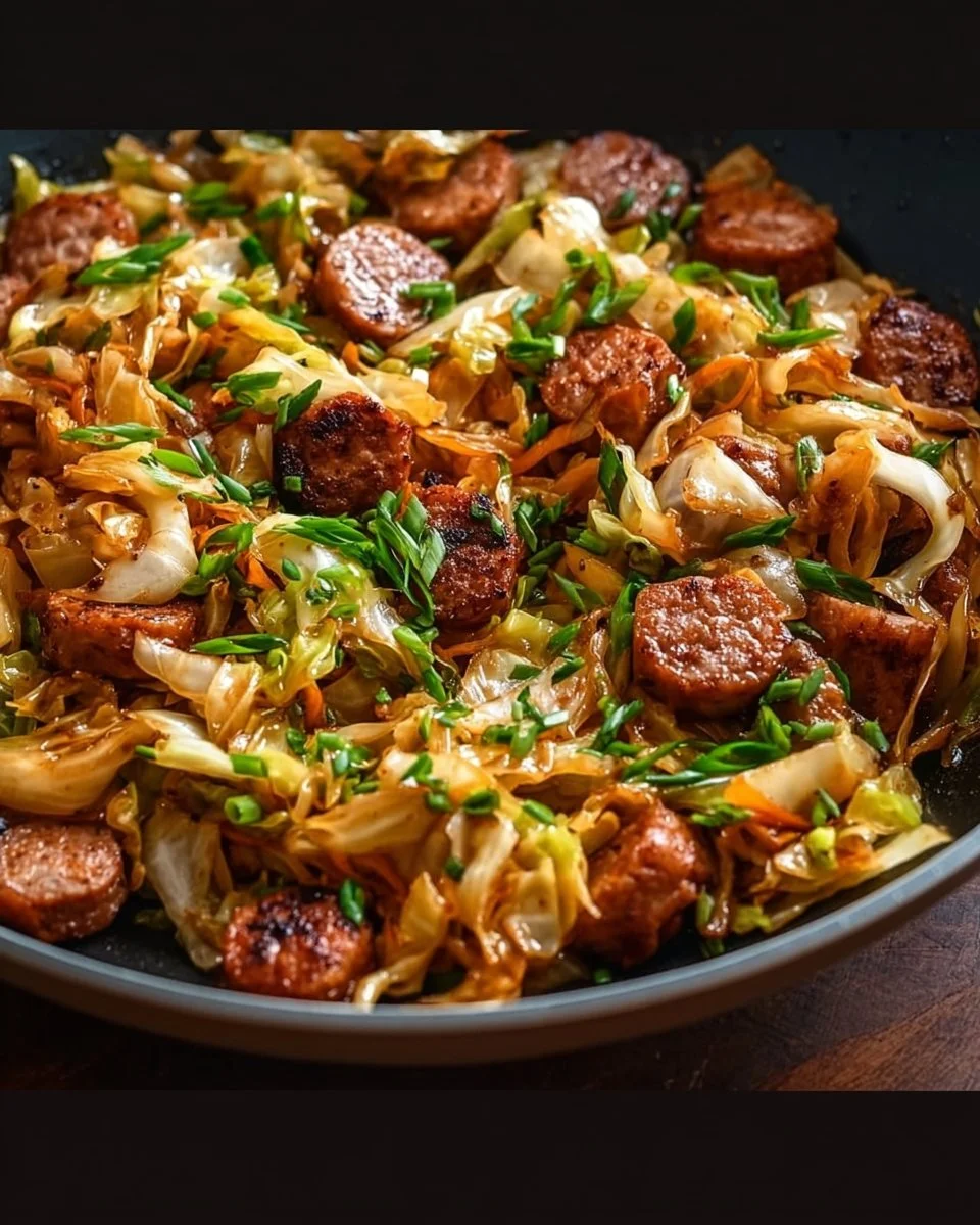 Sausage and Cabbage Stir Fry