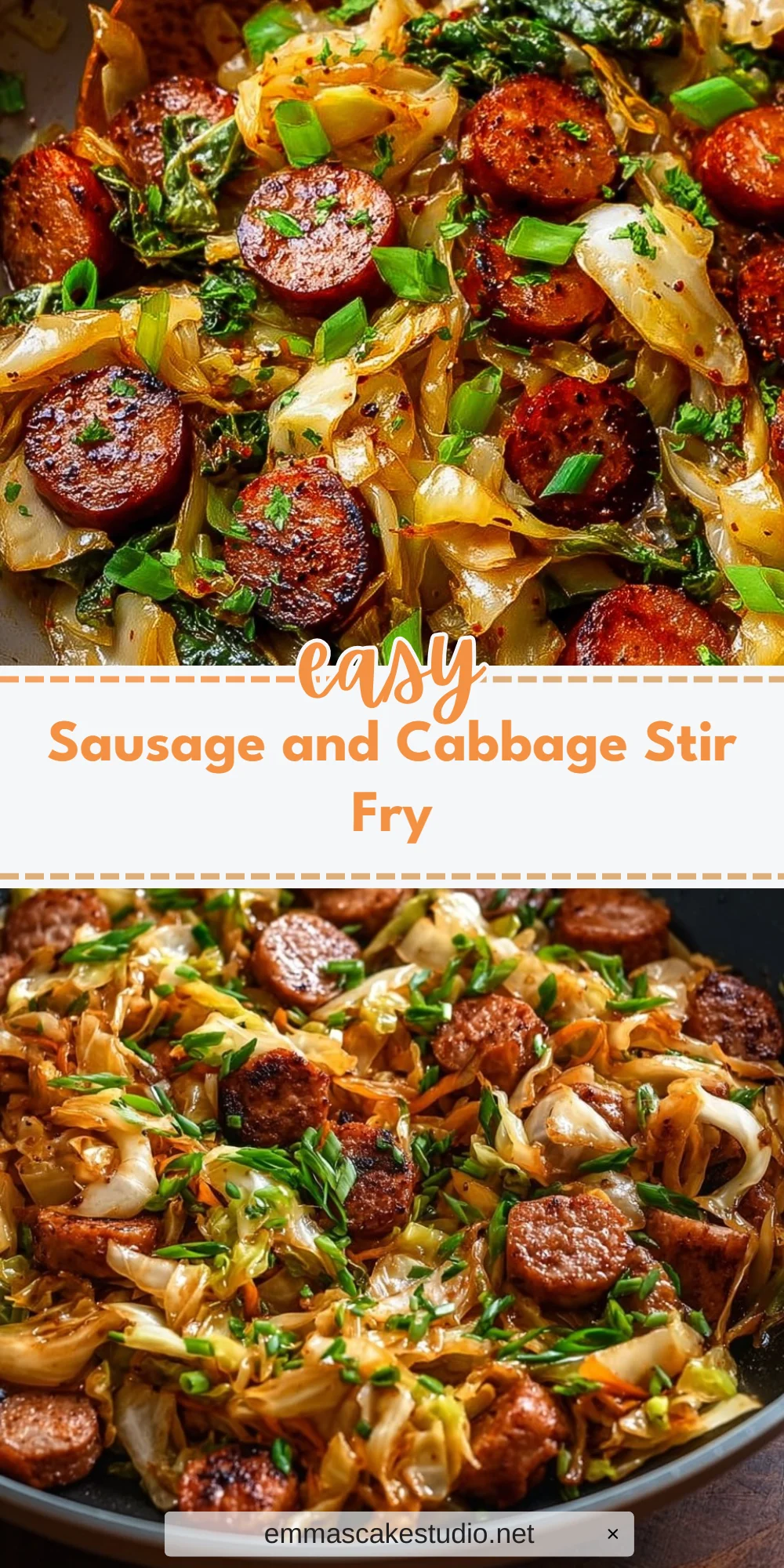 Sausage and Cabbage Stir Fry
