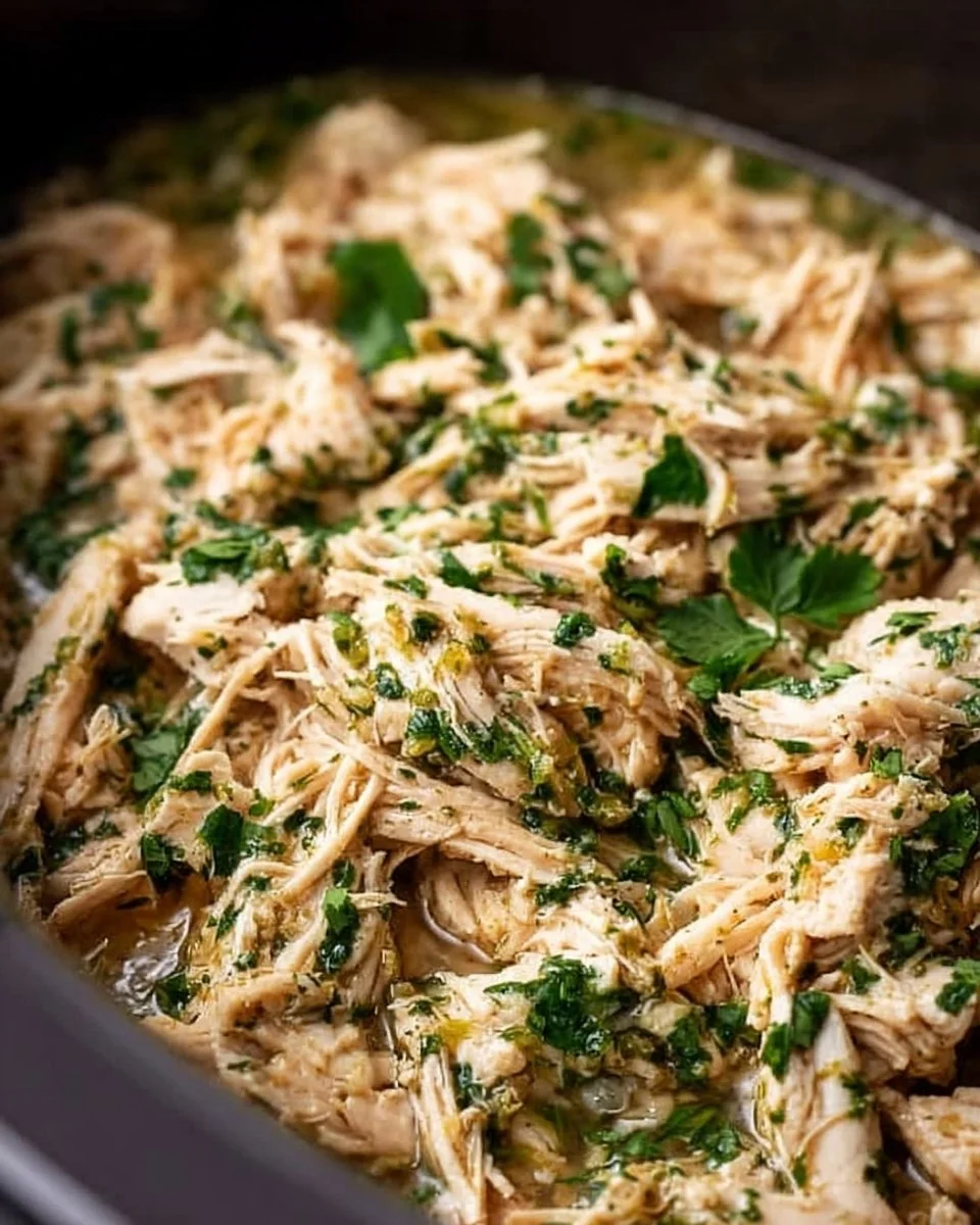 Shredded Slow Cooker Cilantro Lime Chicken