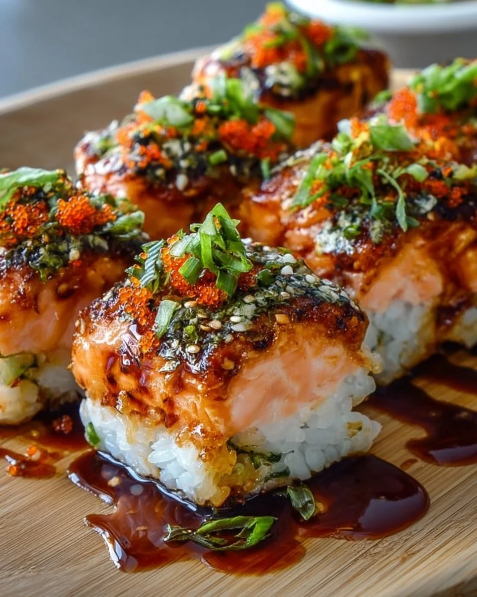 Spicy Salmon Sushi Bake Recipe