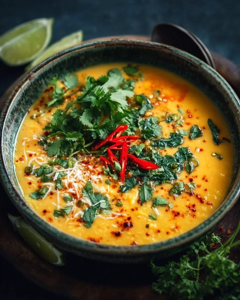 Thai Coconut Red Lentil Soup