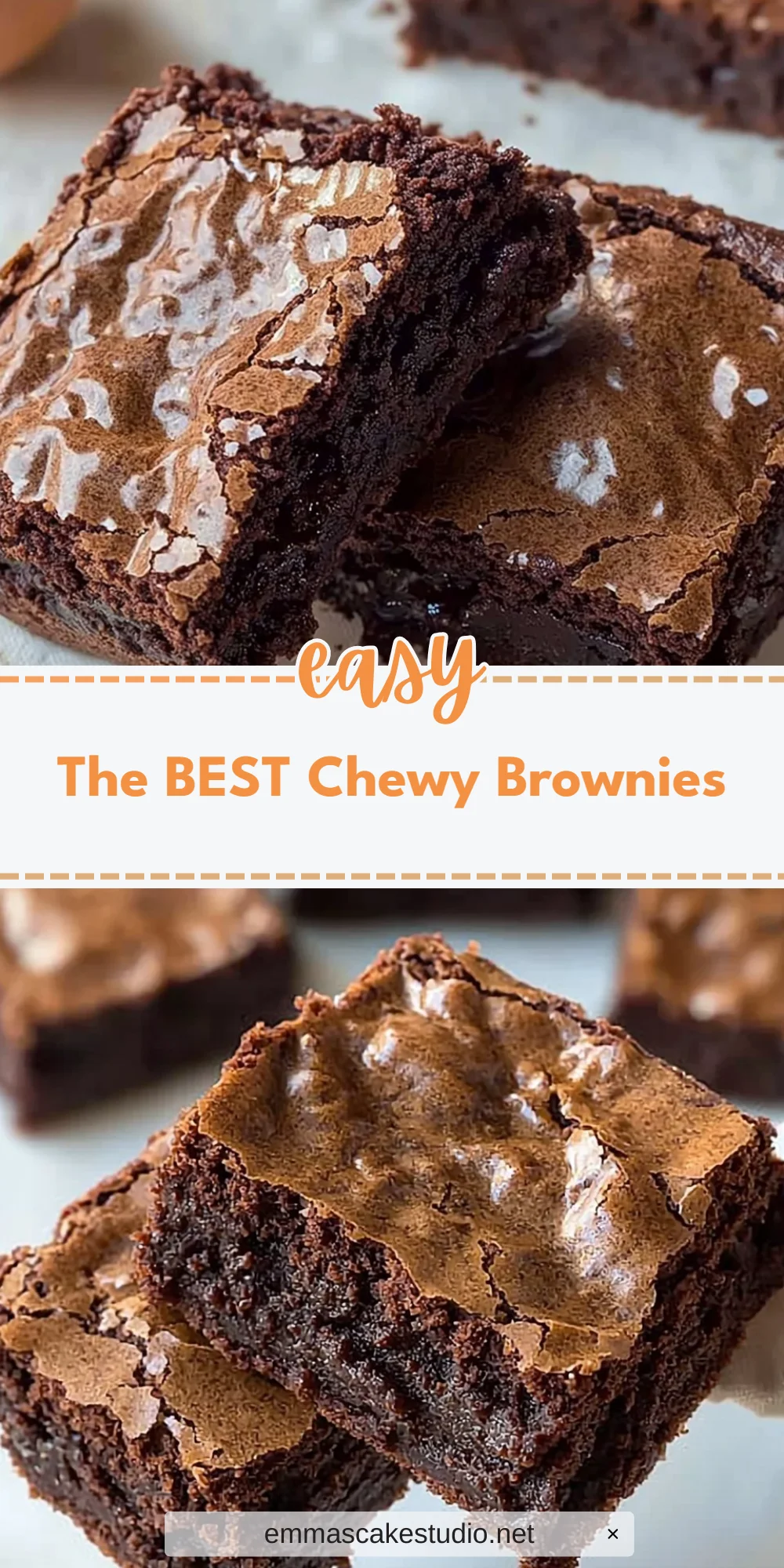The BEST Chewy Brownies