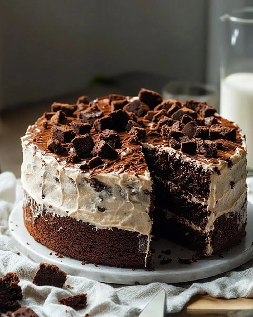 The Ultimate Brownie Cake