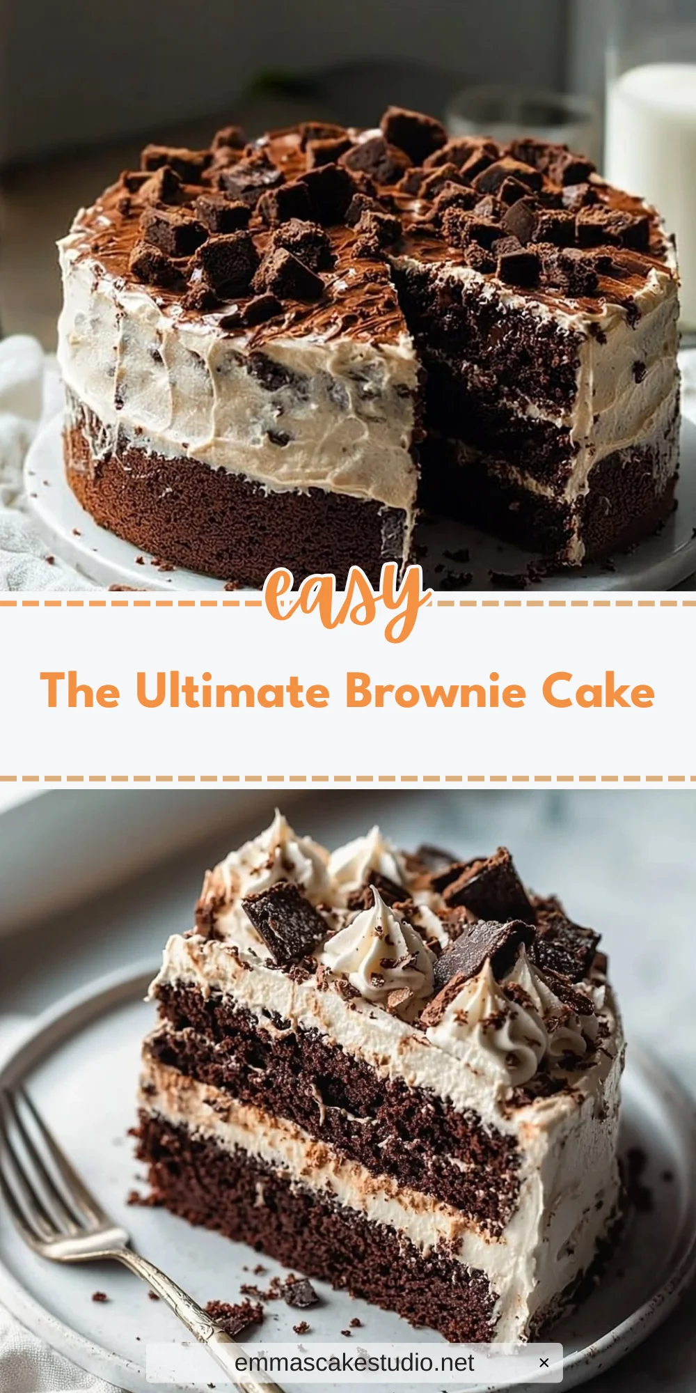 The Ultimate Brownie Cake