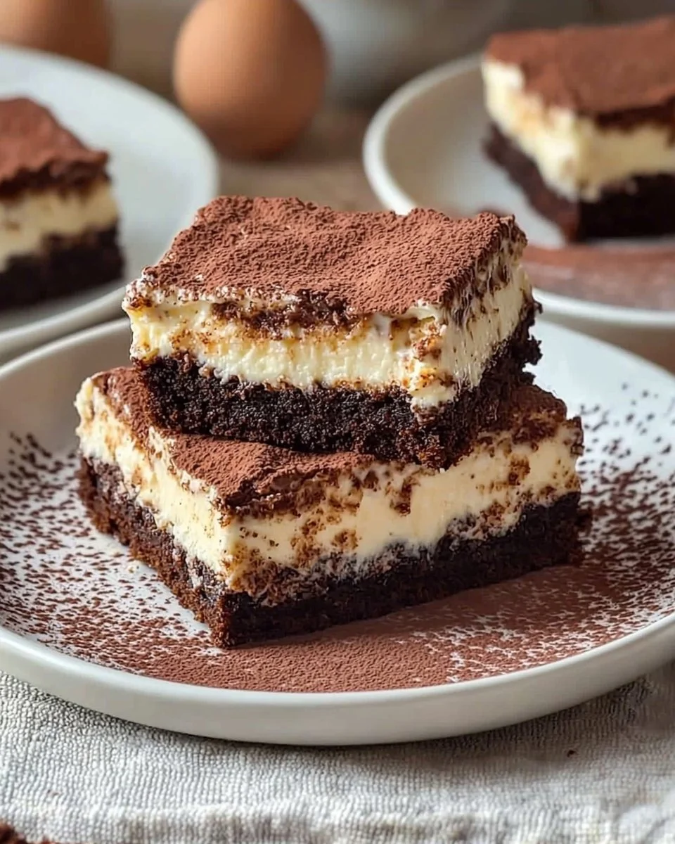 Tiramisu Brownies