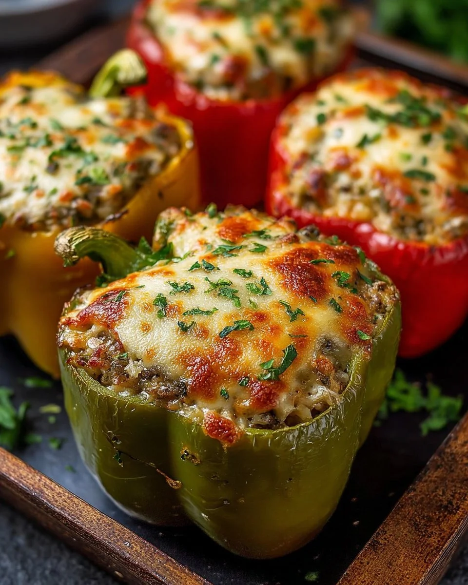 Vegetarian Stuffed Bell Peppers