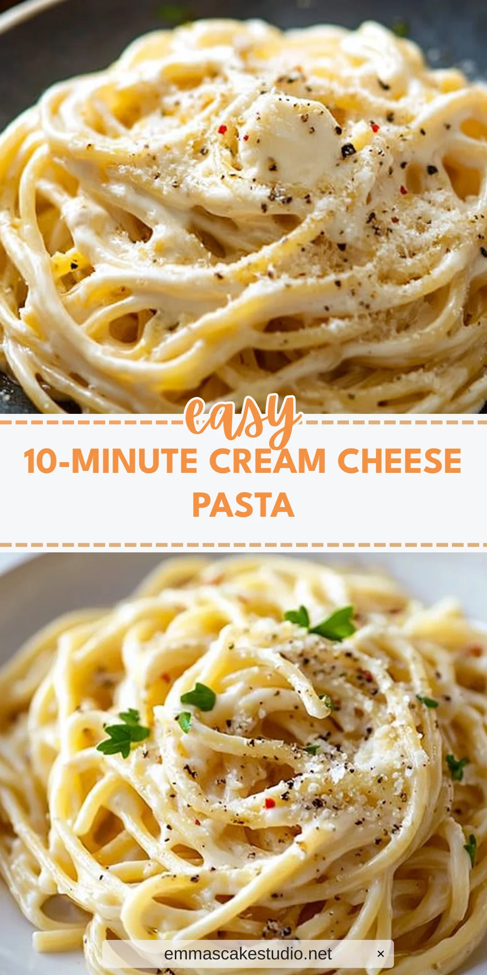10-MINUTE CREAM CHEESE PASTA