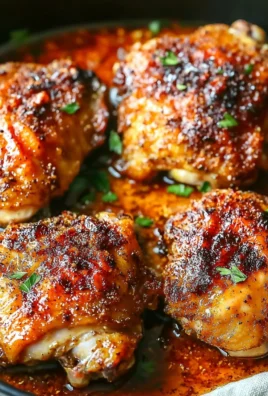 30-minute oven baked boneless skinless chicken thighs ready to serve
