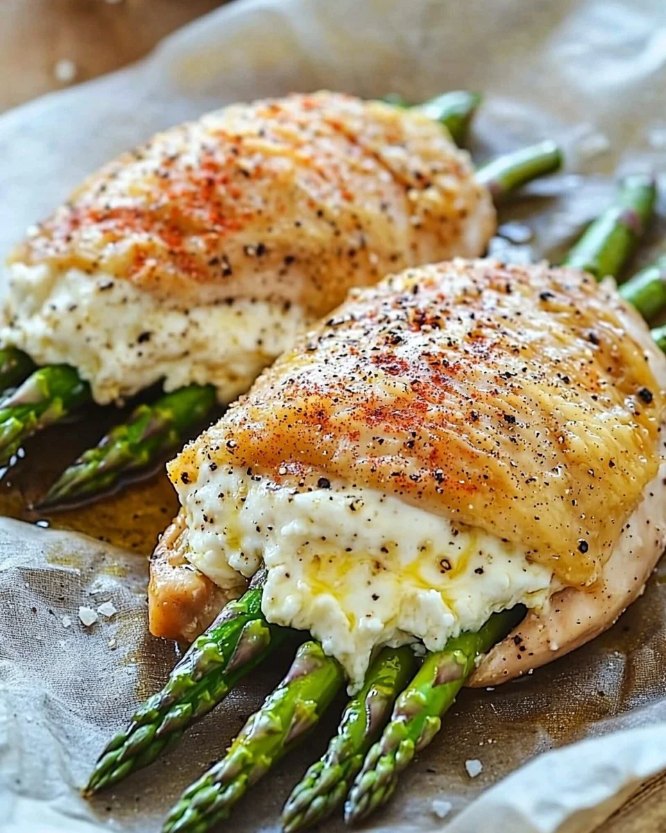 Asparagus Stuffed Chicken