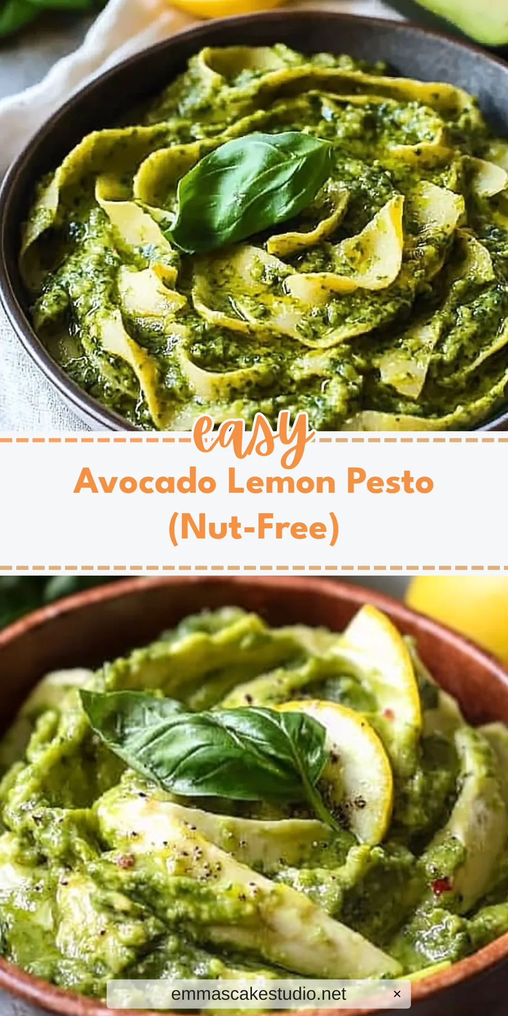 Avocado Lemon Pesto (Nut-Free)