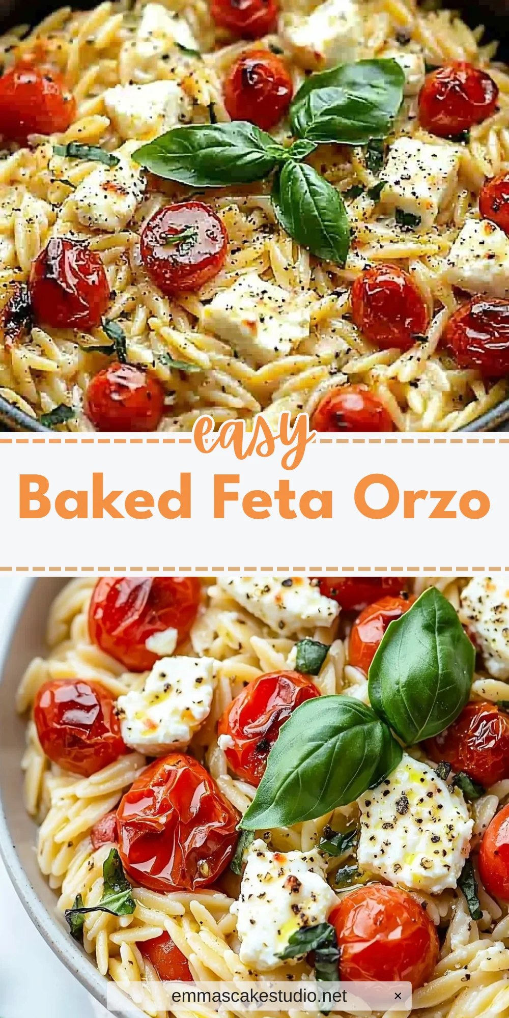Baked Feta Orzo