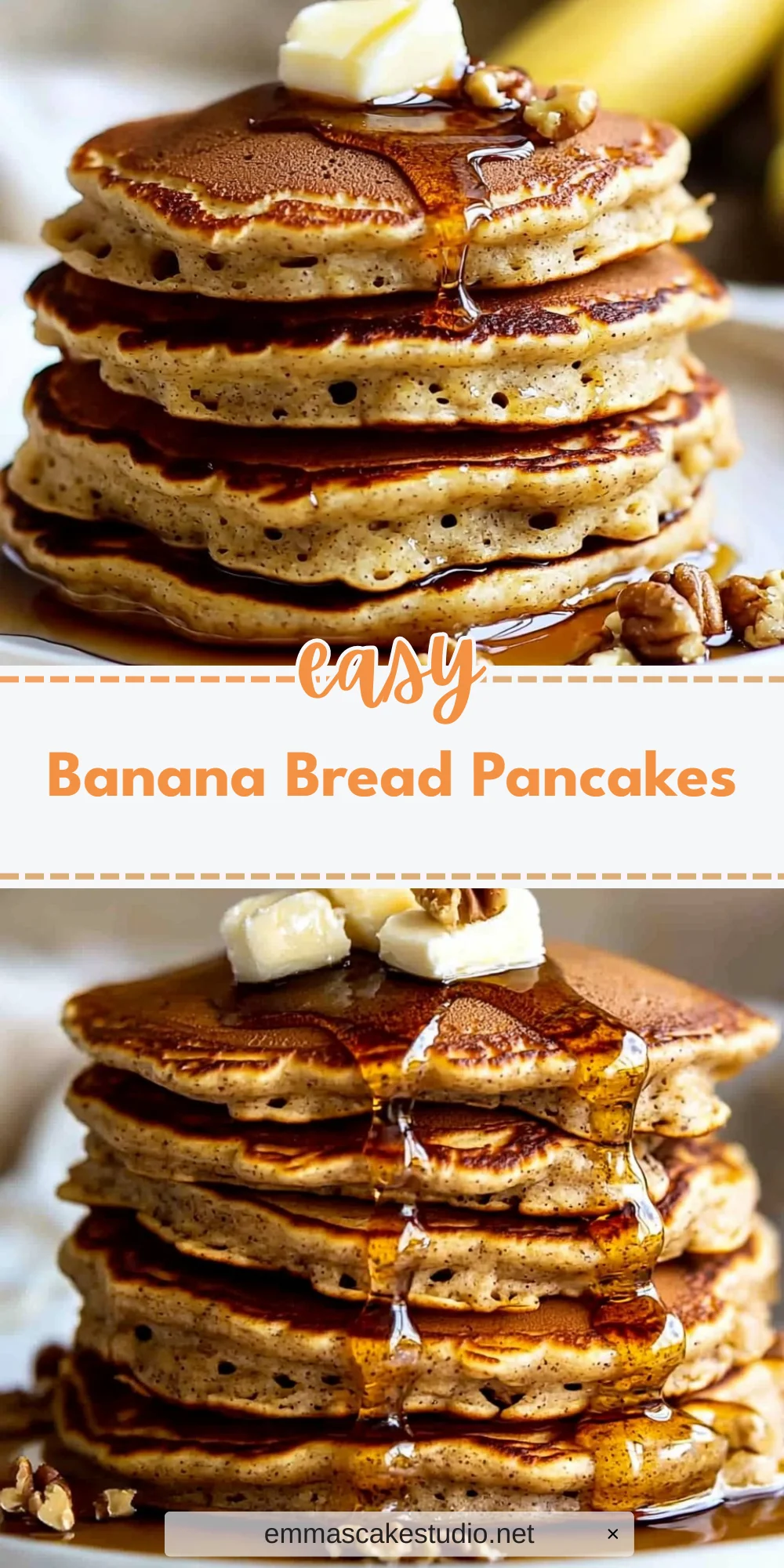 Banana Bread Pancakes