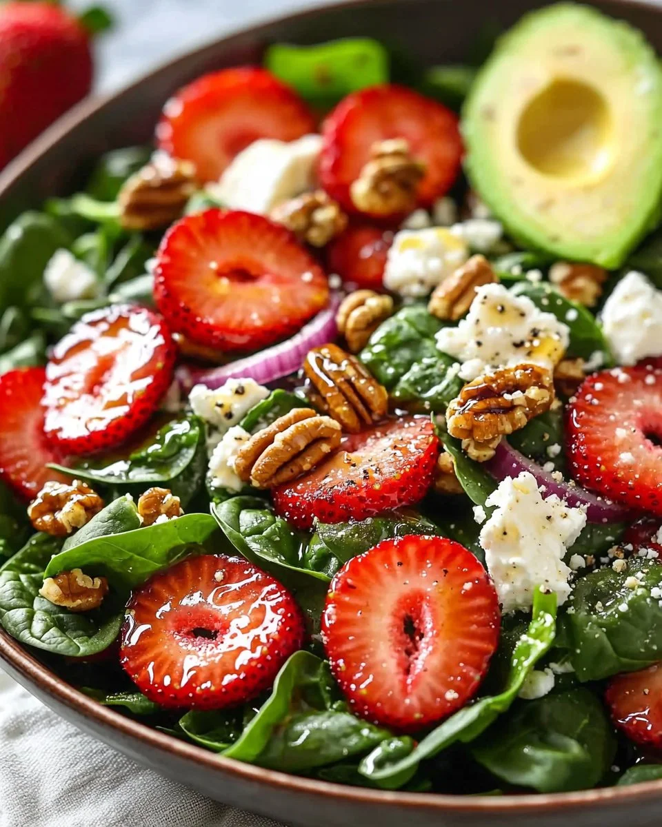 Best Strawberry Spinach Salad