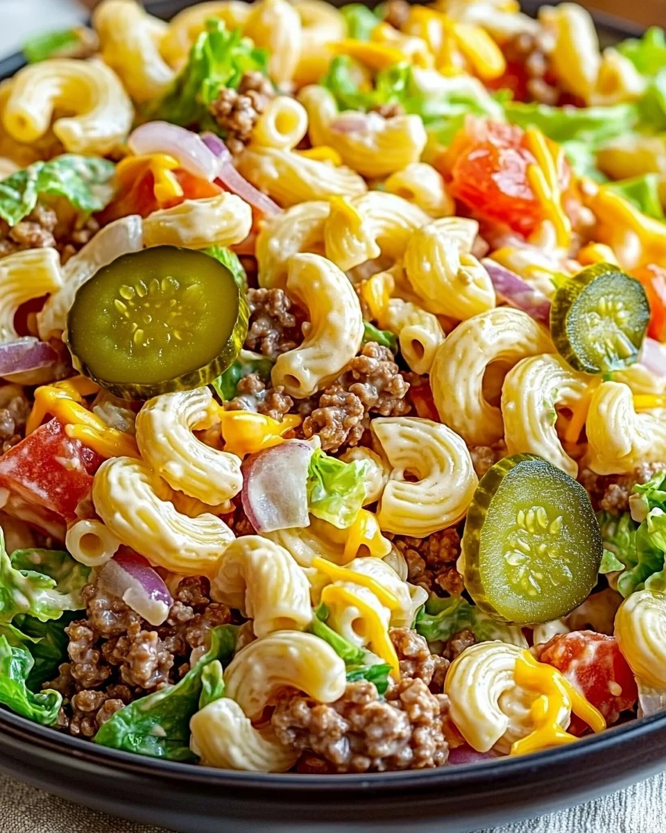 Big Mac Pasta Salad
