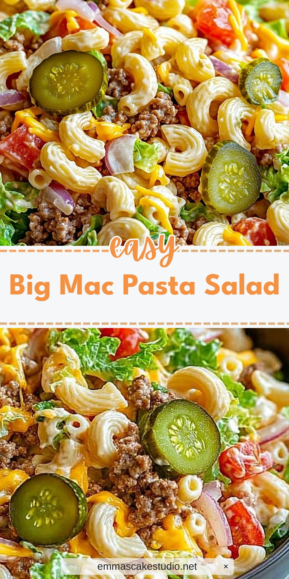 Big Mac Pasta Salad