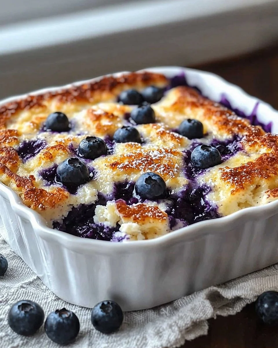 Blueberry Buttermilk Pancake Casserole