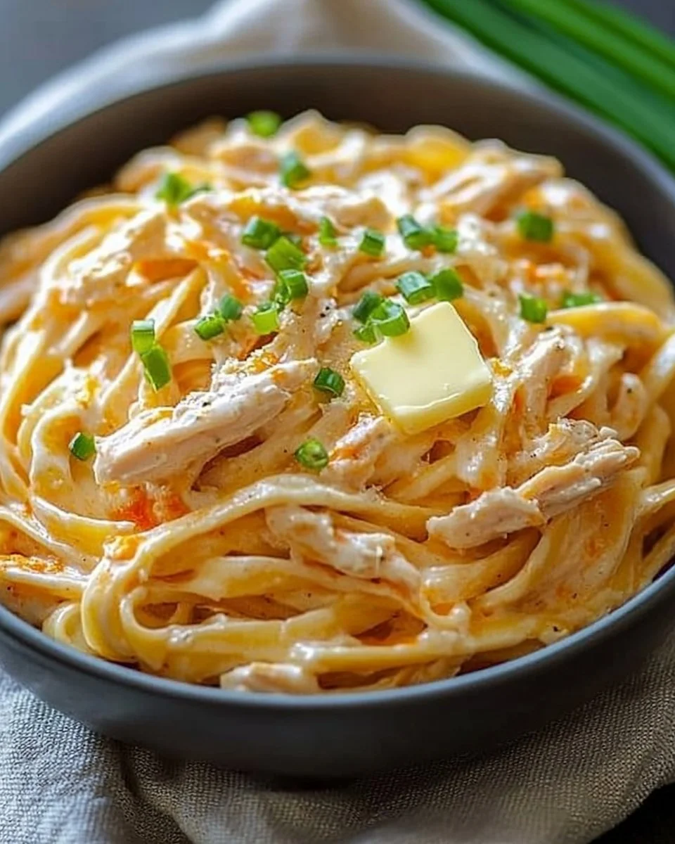 Buffalo Chicken Alfredo Pasta