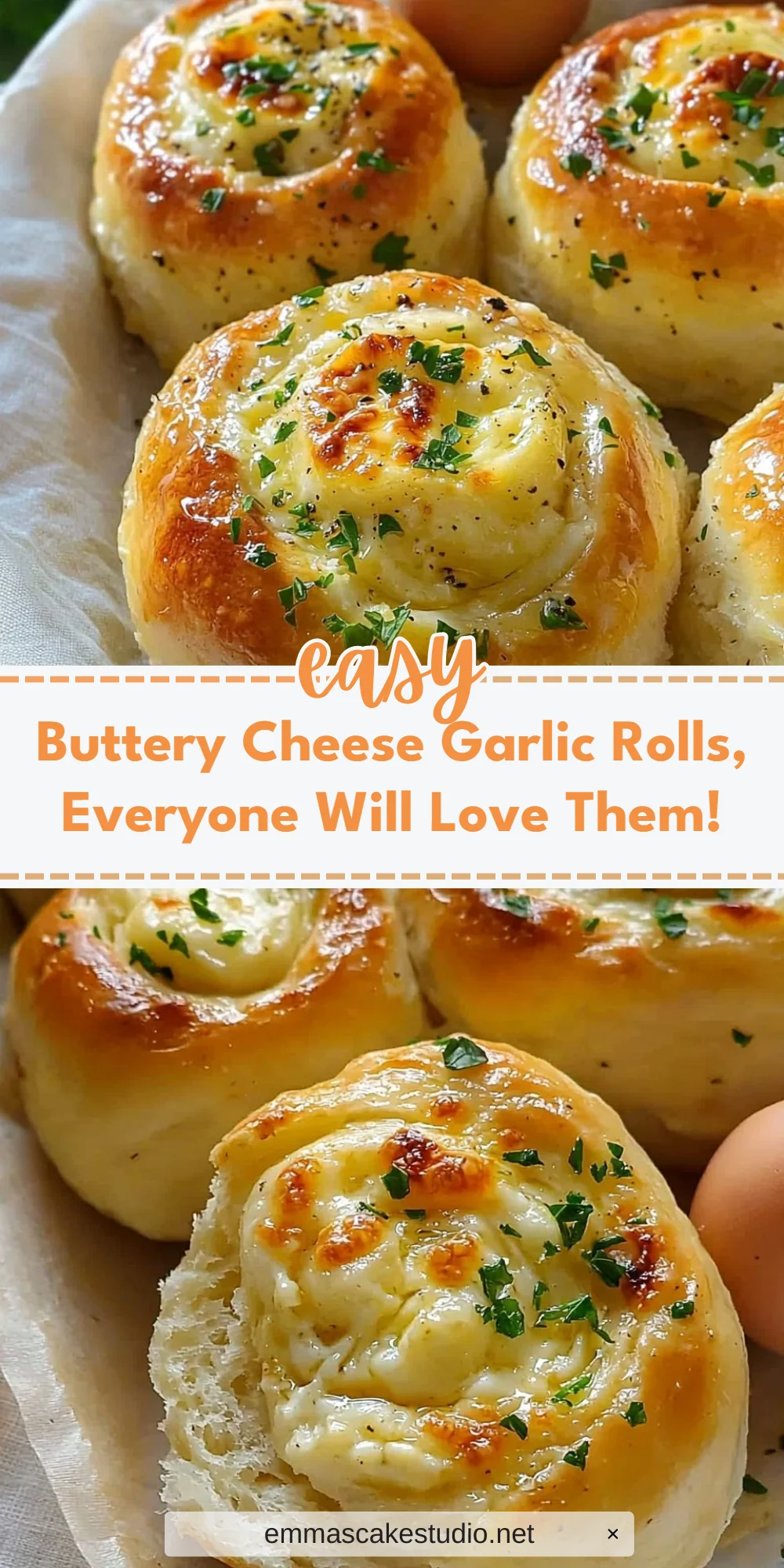 Buttery Cheese Garlic Rolls, Everyone Will Love Them!